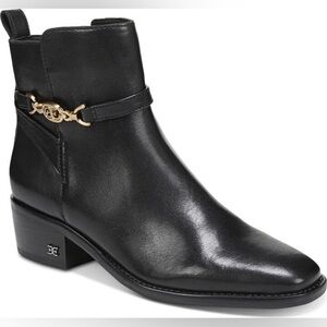 NEW! SAM EDELMAN Brawley Ankle Bootie Black Size: 8.5 🫧